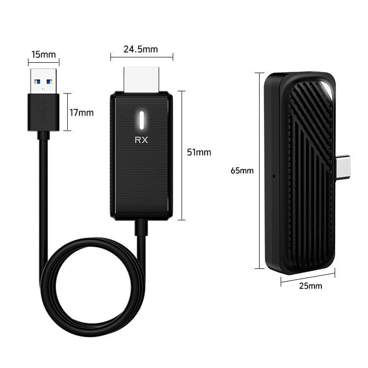 Trasmettitore e ricevitore HDMI wireless per laptop/PC/TV/Box/Proiettore