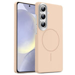Custodia per telefono Gold Armor PC Thin Circle MagSafe antiurto., For Samsung Galaxy S24+ 5G, For Samsung Galaxy S24 5G