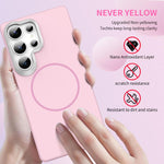 Custodia per telefono Gold Armor PC Thin Circle MagSafe antiurto., For Samsung Galaxy A35 5G, For Samsung Galaxy S24 Ultra 5G
