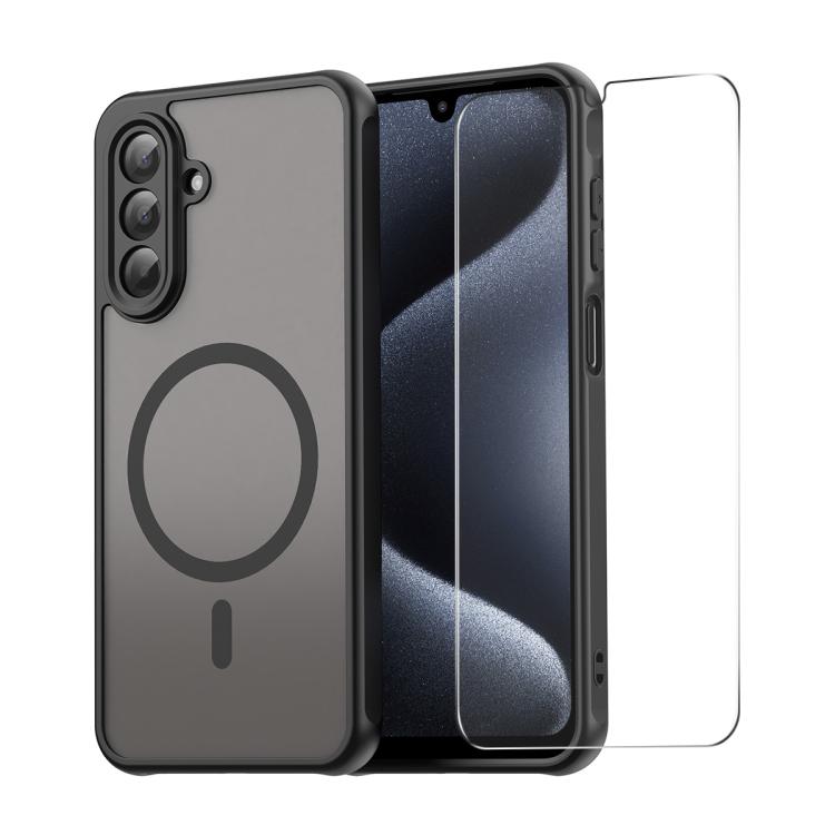 Custodia per telefono ENKAY Hat-Prince MagSafe opaca traslucida antiurto con ampia pellicola protettiva sui bordi arrotondati., For Samsung Galaxy Xcover7 Pro, For Galaxy A18 / A17 / A26, For Samsung Galaxy A16 4G / 5G