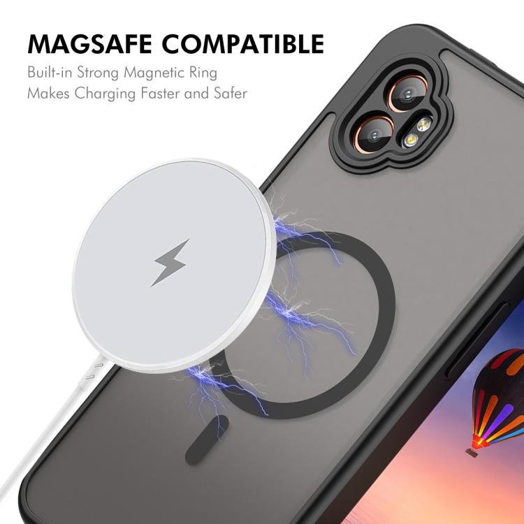 Custodia per telefono ENKAY Hat-Prince MagSafe opaca traslucida antiurto con ampia pellicola protettiva sui bordi arrotondati., For Samsung Galaxy Xcover7 Pro, For Galaxy A18 / A17 / A26, For Samsung Galaxy A16 4G / 5G