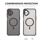 Custodia per telefono ENKAY Hat-Prince MagSafe opaca traslucida antiurto con ampia pellicola protettiva sui bordi arrotondati., For Samsung Galaxy Xcover7 Pro, For Galaxy A18 / A17 / A26, For Samsung Galaxy A16 4G / 5G
