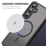 Custodia per telefono ENKAY Hat-Prince MagSafe opaca traslucida antiurto con ampia pellicola protettiva sui bordi arrotondati., For Samsung Galaxy S25 FE 5G, For Galaxy A08 / A07 4G, For Samsung Galaxy Z Fold7, For Samsung Galaxy Z Flip7               ...