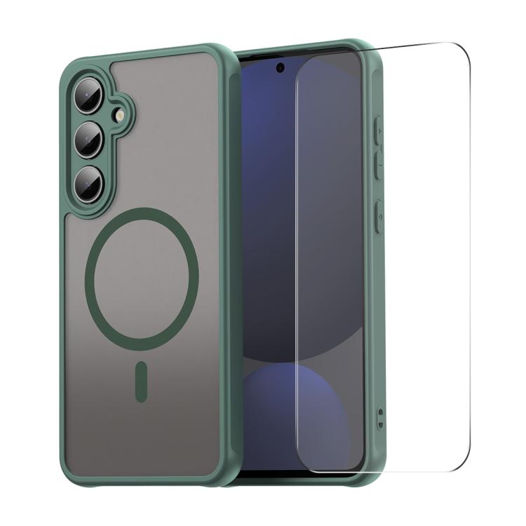 Custodia per telefono ENKAY Hat-Prince MagSafe opaca traslucida antiurto con ampia pellicola protettiva sui bordi arrotondati., For Samsung Galaxy S25 FE 5G, For Galaxy A08 / A07 4G, For Samsung Galaxy Z Fold7, For Samsung Galaxy Z Flip7               ...
