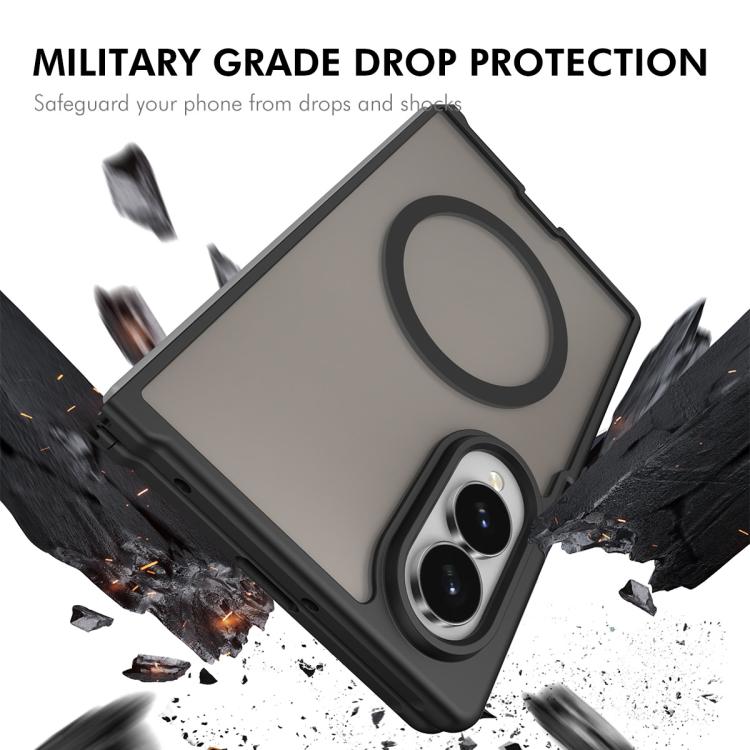 Custodia per telefono ENKAY Hat-Prince MagSafe opaca traslucida antiurto con ampia pellicola protettiva sui bordi arrotondati., For Galaxy Z Fold8, For Galaxy Z Fold8 Ultra 5G, For Galaxy Z Flip8 5G, For Samsung Galaxy A57 5G, For Samsung Galaxy A37 5G...