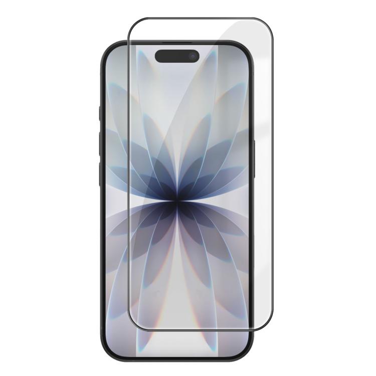 Pellicola in vetro temperato HD Kalebol ad alto contenuto di alluminio, serigrafata a copertura totale, anti-impronta, con bordo nero., For iPhone 18 Pro, For iPhone 18 Pro Max, For iPhone 17 Pro Max, For iPhone 17 Pro, For iPhone 17, For iPhone Air   ...