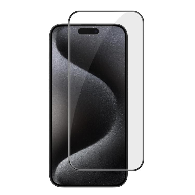 Pellicola in vetro temperato HD Kalebol ad alto contenuto di alluminio, serigrafata a copertura totale, anti-impronta, con bordo nero., For iPhone 18 Pro, For iPhone 18 Pro Max, For iPhone 17 Pro Max, For iPhone 17 Pro, For iPhone 17, For iPhone Air   ...
