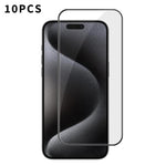 10 pezzi Kalebol Pellicola in vetro temperato HD ad alto contenuto di alluminio, serigrafata, a copertura totale, anti-impronta, con bordo nero, For iPhone 18 Pro, For iPhone 18 Pro Max, For iPhone 17 Pro Max, For iPhone 17 Pro, For iPhone 17          ...