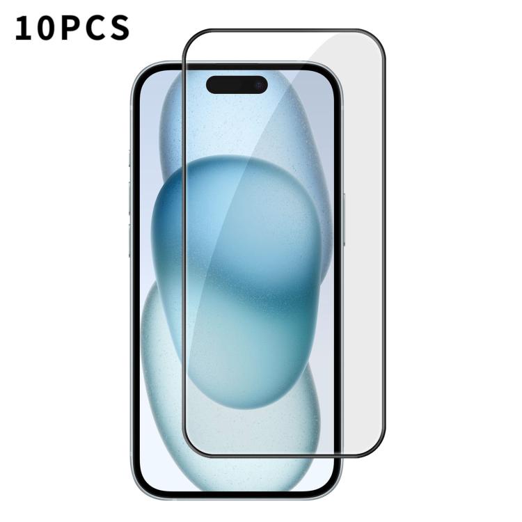 10 pezzi Kalebol Pellicola in vetro temperato HD ad alto contenuto di alluminio, serigrafata, a copertura totale, anti-impronta, con bordo nero, For iPhone 18 Pro, For iPhone 18 Pro Max, For iPhone 17 Pro Max, For iPhone 17 Pro, For iPhone 17          ...
