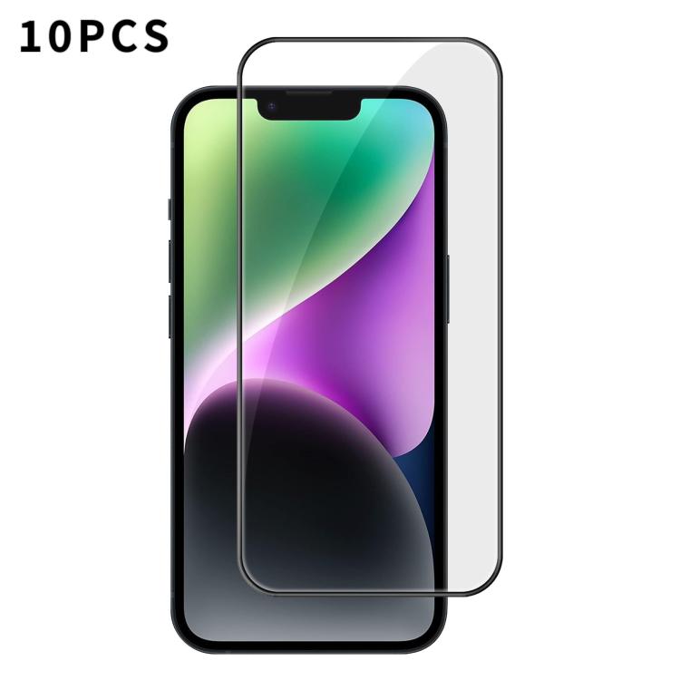 10 pezzi Kalebol Pellicola in vetro temperato HD ad alto contenuto di alluminio, serigrafata, a copertura totale, anti-impronta, con bordo nero, For iPhone 18 Pro, For iPhone 18 Pro Max, For iPhone 17 Pro Max, For iPhone 17 Pro, For iPhone 17          ...