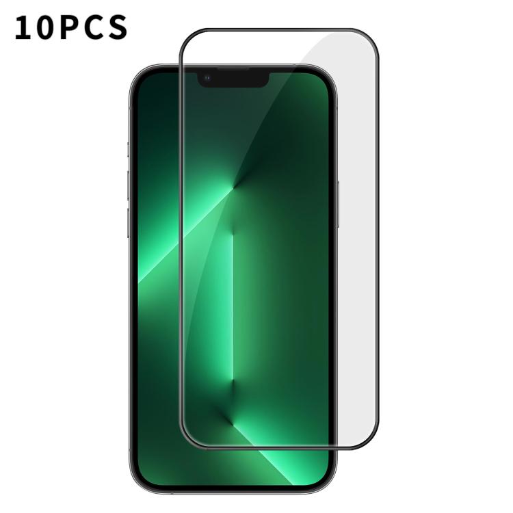 10 pezzi Kalebol Pellicola in vetro temperato HD ad alto contenuto di alluminio, serigrafata, a copertura totale, anti-impronta, con bordo nero, For iPhone 18 Pro, For iPhone 18 Pro Max, For iPhone 17 Pro Max, For iPhone 17 Pro, For iPhone 17          ...