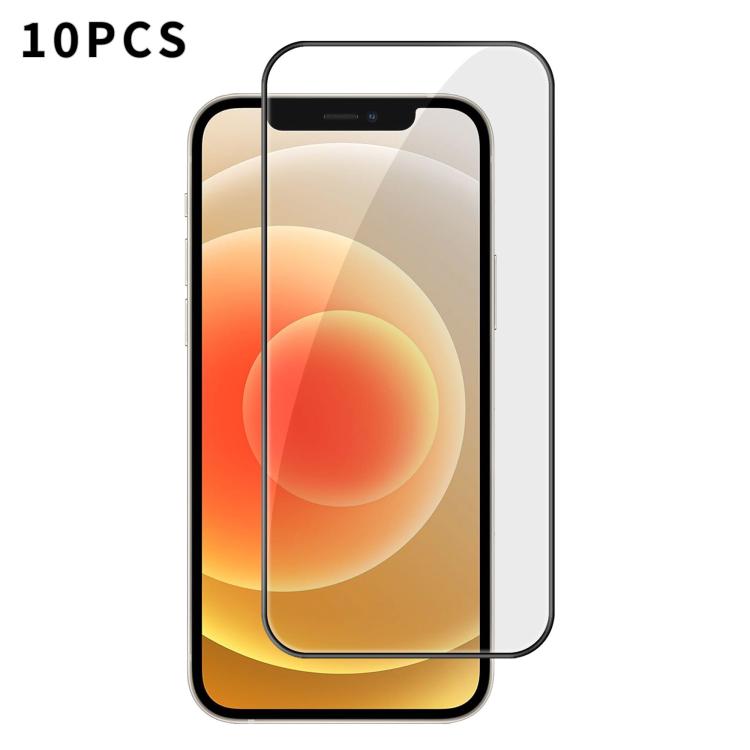 10 pezzi Kalebol Pellicola in vetro temperato HD ad alto contenuto di alluminio, serigrafata, a copertura totale, anti-impronta, con bordo nero, For iPhone 18 Pro, For iPhone 18 Pro Max, For iPhone 17 Pro Max, For iPhone 17 Pro, For iPhone 17          ...