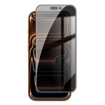 Pellicola per vetri temperati Kalebol ad alto contenuto di alluminio, serigrafata a copertura totale con bordo nero e privacy., For iPhone 18 Pro, For iPhone 18 Pro Max, For iPhone 17 Pro Max, For iPhone 17 Pro, For iPhone 17, For iPhone Air           ...