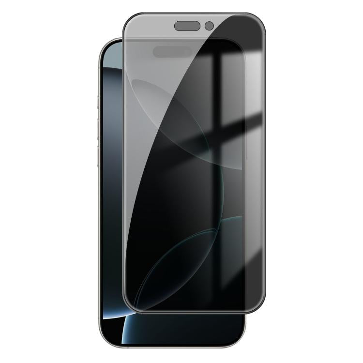 Pellicola per vetri temperati Kalebol ad alto contenuto di alluminio, serigrafata a copertura totale con bordo nero e privacy., For iPhone 18 Pro, For iPhone 18 Pro Max, For iPhone 17 Pro Max, For iPhone 17 Pro, For iPhone 17, For iPhone Air           ...