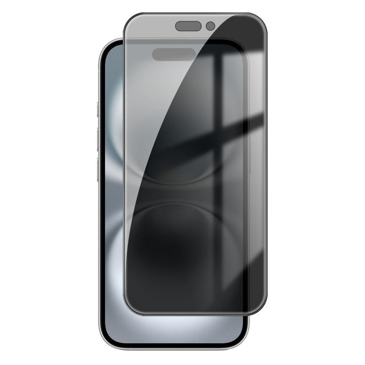 Pellicola per vetri temperati Kalebol ad alto contenuto di alluminio, serigrafata a copertura totale con bordo nero e privacy., For iPhone 18 Pro, For iPhone 18 Pro Max, For iPhone 17 Pro Max, For iPhone 17 Pro, For iPhone 17, For iPhone Air           ...