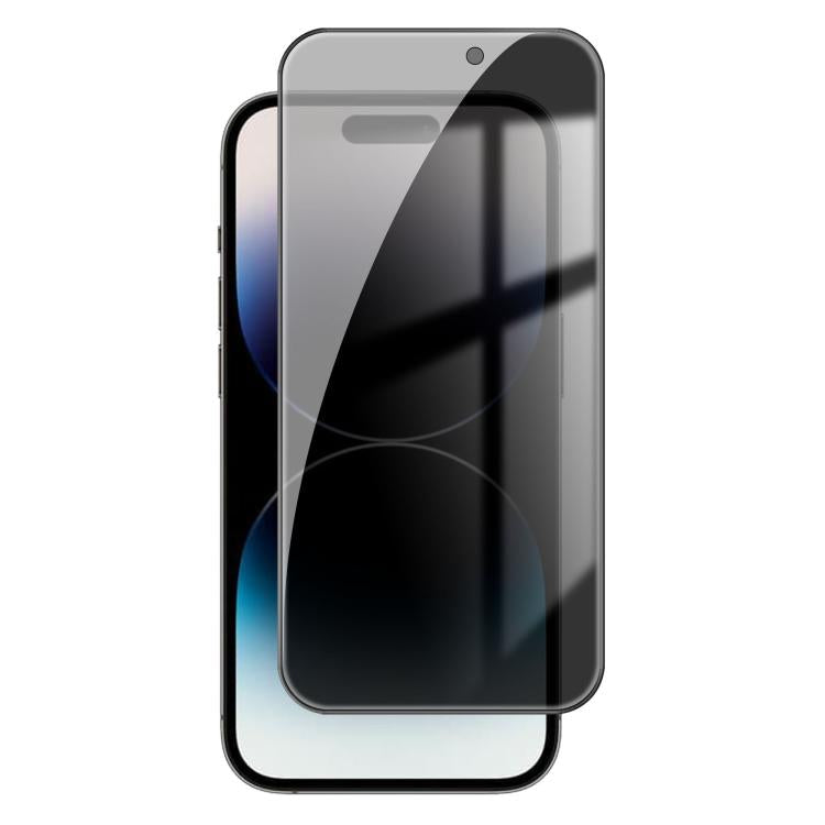 Pellicola per vetri temperati Kalebol ad alto contenuto di alluminio, serigrafata a copertura totale con bordo nero e privacy., For iPhone 18 Pro, For iPhone 18 Pro Max, For iPhone 17 Pro Max, For iPhone 17 Pro, For iPhone 17, For iPhone Air           ...