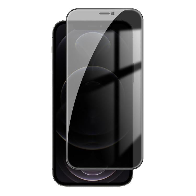 Pellicola per vetri temperati Kalebol ad alto contenuto di alluminio, serigrafata a copertura totale con bordo nero e privacy., For iPhone 11 Pro Max, For iPhone 11, For iPhone 11 Pro, For iPhone XS, For iPhone XR, For iPhone XS Max, For iPhone X      ...