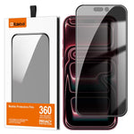 Pellicola per vetri temperati Kalebol ad alto contenuto di alluminio, serigrafata a copertura totale con bordo nero e privacy., For iPhone 18 Pro, For iPhone 18 Pro Max, For iPhone 17 Pro Max, For iPhone 17 Pro, For iPhone 17, For iPhone Air           ...
