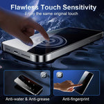 Pellicola per vetri temperati Kalebol ad alto contenuto di alluminio, serigrafata a copertura totale con bordo nero e privacy., For iPhone 11 Pro Max, For iPhone 11, For iPhone 11 Pro, For iPhone XS, For iPhone XR, For iPhone XS Max, For iPhone X      ...