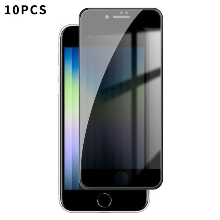 10 pezzi Kalebol Pellicola in vetro temperato ad alto contenuto di alluminio con serigrafia a copertura totale e bordo nero per la privacy, For iPhone 11 Pro Max, For iPhone 11, For iPhone 11 Pro, For iPhone XS, For iPhone XR, For iPhone XS Max        ...