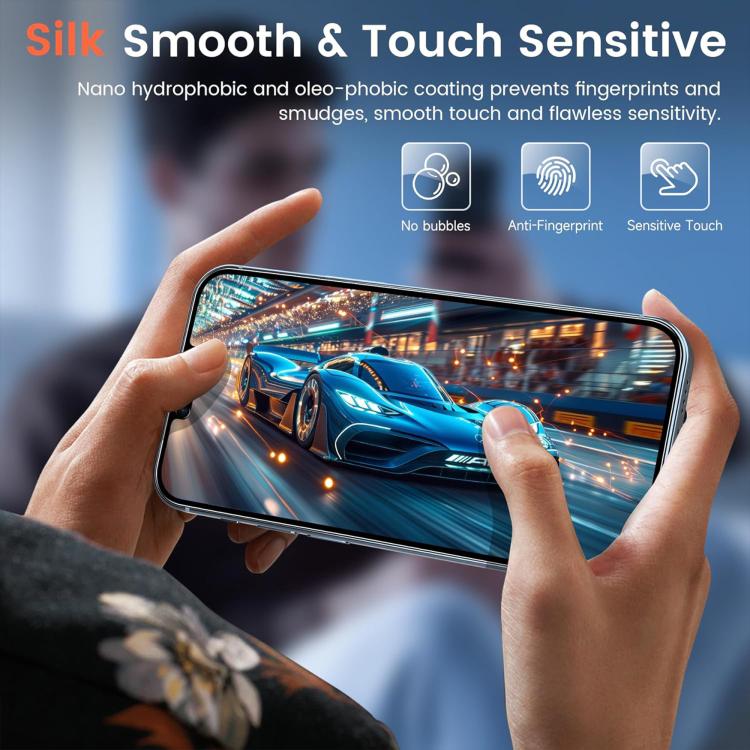 10 pezzi Kalebol Pellicola in vetro temperato ad alto contenuto di alluminio con serigrafia a copertura totale e bordo nero per la privacy, For iPhone 11 Pro Max, For iPhone 11, For iPhone 11 Pro, For iPhone XS, For iPhone XR, For iPhone XS Max        ...