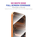 2 pellicole in vetro temperato ENKAY ad alto contenuto di alluminio e silicio, con colla ispessita e senza bordi bianchi, For iPhone 18 Pro, For iPhone 18 Pro Max, For iPhone 17 Pro Max, For iPhone 17 Pro, For iPhone 17, For iPhone Air