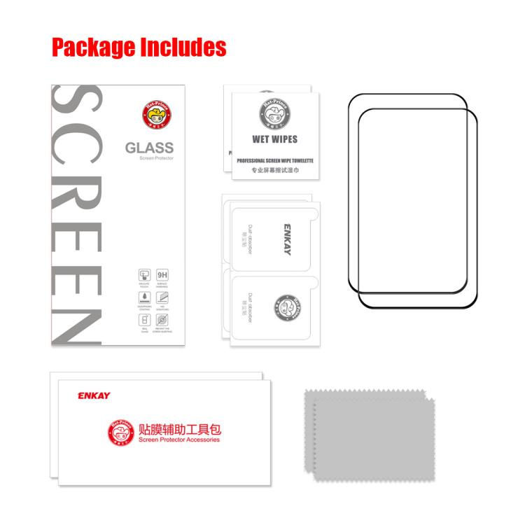 2 pellicole vetro temperato per iPhone 17 e 18 Pro Max