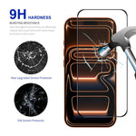 5 pezzi Pellicola in vetro temperato ENKAY ad alto contenuto di alluminio e silicio, con colla ispessita e senza bordi bianchi, For iPhone 18 Pro, For iPhone 18 Pro Max, For iPhone 17 Pro Max, For iPhone 17 Pro, For iPhone 17, For iPhone Air