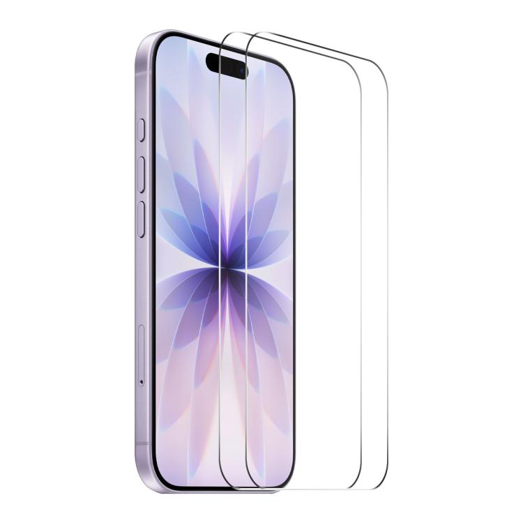 Pellicola vetro temperato per iPhone 17 e 18 Pro 2 pezzi