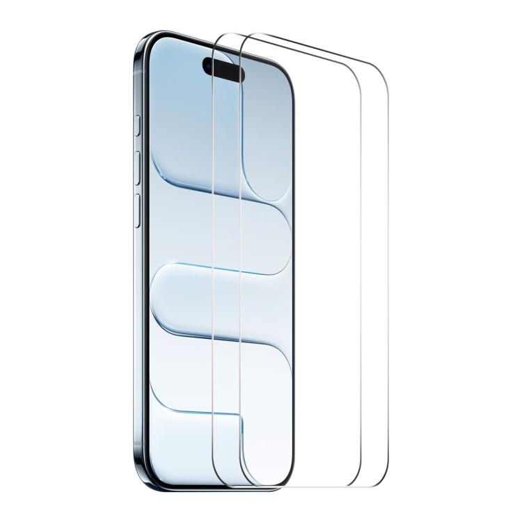 Pellicola vetro temperato per iPhone 17 e 18 Pro 2 pezzi