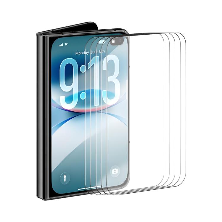 Pellicola vetro temperato per iPhone 18 Pro e 17 Pro 5 pezzi