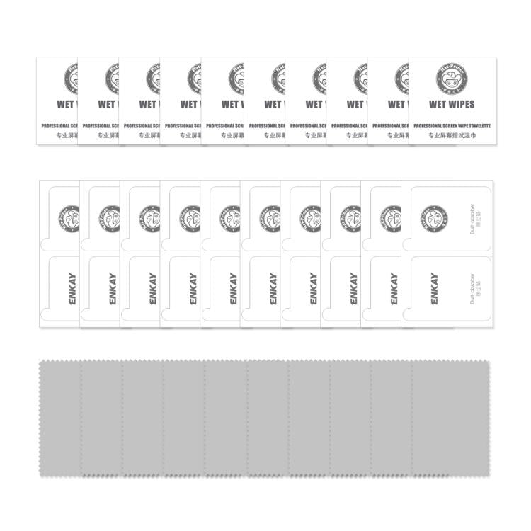 Pellicola vetro temperato per iPhone 17 Pro e 18 Pro 10 pezzi