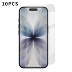 Kalebol - 10 pellicole in vetro temperato HD anti-impronta semi-schermo ad alto contenuto di alluminio, For iPhone 18 Pro, For iPhone 18 Pro Max, For iPhone 17 Pro Max, For iPhone 17 Pro, For iPhone 17, For iPhone Air, For iPhone 16 Pro Max            ...