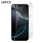 Kalebol - 10 pellicole in vetro temperato HD anti-impronta semi-schermo ad alto contenuto di alluminio, For iPhone 18 Pro, For iPhone 18 Pro Max, For iPhone 17 Pro Max, For iPhone 17 Pro, For iPhone 17, For iPhone Air, For iPhone 16 Pro Max            ...
