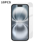 Kalebol - 10 pellicole in vetro temperato HD anti-impronta semi-schermo ad alto contenuto di alluminio, For iPhone 18 Pro, For iPhone 18 Pro Max, For iPhone 17 Pro Max, For iPhone 17 Pro, For iPhone 17, For iPhone Air, For iPhone 16 Pro Max            ...