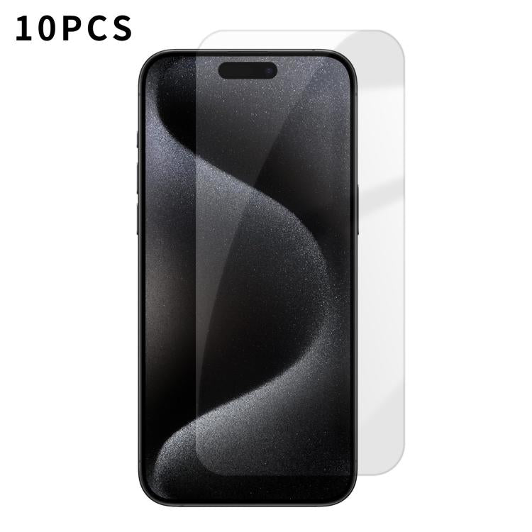 Kalebol - 10 pellicole in vetro temperato HD anti-impronta semi-schermo ad alto contenuto di alluminio, For iPhone 18 Pro, For iPhone 18 Pro Max, For iPhone 17 Pro Max, For iPhone 17 Pro, For iPhone 17, For iPhone Air, For iPhone 16 Pro Max            ...