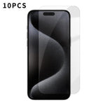 Kalebol - 10 pellicole in vetro temperato HD anti-impronta semi-schermo ad alto contenuto di alluminio, For iPhone 18 Pro, For iPhone 18 Pro Max, For iPhone 17 Pro Max, For iPhone 17 Pro, For iPhone 17, For iPhone Air, For iPhone 16 Pro Max            ...