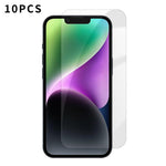 Kalebol - 10 pellicole in vetro temperato HD anti-impronta semi-schermo ad alto contenuto di alluminio, For iPhone 18 Pro, For iPhone 18 Pro Max, For iPhone 17 Pro Max, For iPhone 17 Pro, For iPhone 17, For iPhone Air, For iPhone 16 Pro Max            ...