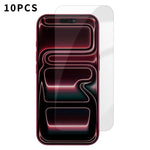 Kalebol - 10 pellicole in vetro temperato HD anti-impronta semi-schermo ad alto contenuto di alluminio, For iPhone 18 Pro, For iPhone 18 Pro Max, For iPhone 17 Pro Max, For iPhone 17 Pro, For iPhone 17, For iPhone Air, For iPhone 16 Pro Max            ...