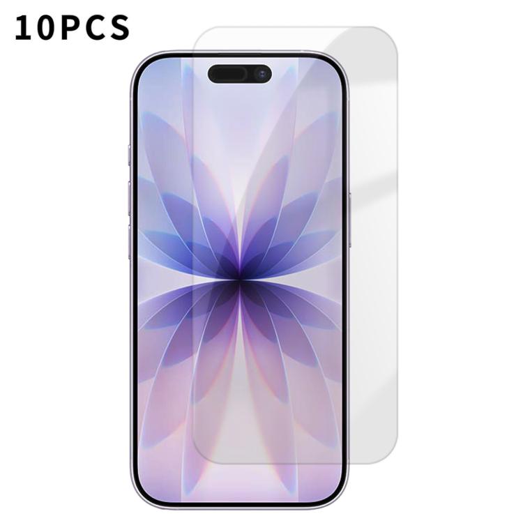 Kalebol - 10 pellicole in vetro temperato HD anti-impronta semi-schermo ad alto contenuto di alluminio, For iPhone 18 Pro, For iPhone 18 Pro Max, For iPhone 17 Pro Max, For iPhone 17 Pro, For iPhone 17, For iPhone Air, For iPhone 16 Pro Max            ...