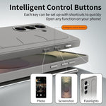 Custodia per telefono con pulsante di controllo intelligente da polso, For Samsung Galaxy S24+ 5G, For Samsung Galaxy S24 5G, For Samsung Galaxy S23 Ultra 5G