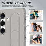 Custodia per telefono con pulsante di controllo intelligente da polso, For Samsung Galaxy S24+ 5G, For Samsung Galaxy S24 5G, For Samsung Galaxy S23 Ultra 5G
