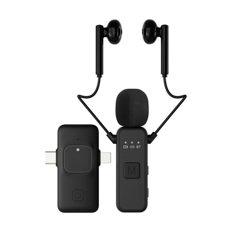 Microfono lavalier wireless K3 con auricolari integrati