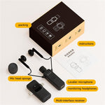 Microfono lavalier wireless K3 con auricolari integrati