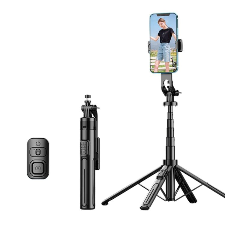 Selfie stick 4 gambe Bluetooth estensibile per smartphone