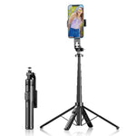Selfie stick 4 gambe Bluetooth estensibile per smartphone