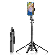 Selfie stick estensibile 4 gambe Bluetooth per smartphone