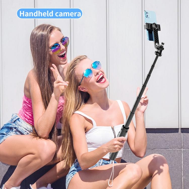 Selfie stick 4 gambe Bluetooth estensibile per smartphone