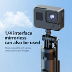 Selfie stick 4 gambe Bluetooth estensibile per smartphone