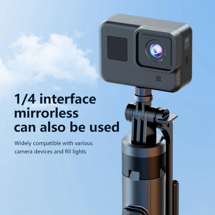 Selfie stick 4 gambe Bluetooth estensibile per smartphone